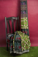 Heart and Pasapali shape design Sambalpuri cotton saree