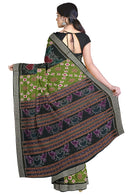 Heart and Pasapali shape design Sambalpuri cotton saree