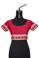 Bomkai cotton saree with blouse piece