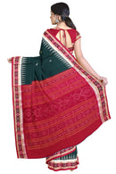 Bomkai cotton saree with blouse piece
