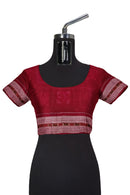 Beautiful Pasapali and Tree design Sambalpuri cotton saree with blouse piece