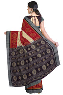 Sambalpuri cotton saree with blouse piece