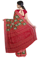 Flower and Pasapali designs Sambalpuri cotton saree, No blouse piece
