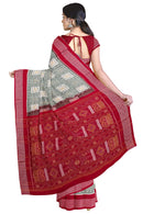 Sambalpuri cotton saree with blouse piece