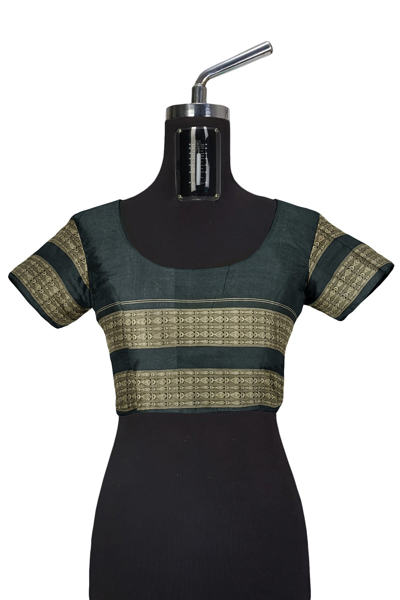 Exquisite Animal design sambalpuri cotton saree with blouse piece