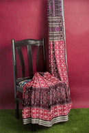 Pasapali design sambalpuri silk saree with blouse piece