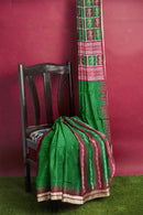 Partly Bomkai silk saree with blouse piece