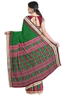 Partly Bomkai silk saree with blouse piece