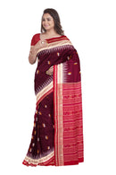 Bomkai cotton saree with blouse piece