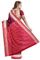 Bomkai cotton saree with blouse piece