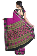 Doll design boarder bomkai silk saree with bloouse piece