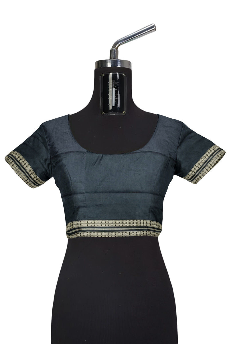 Doll design Bomkai silk saree with blouse piece