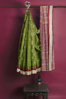 padam design bomkai silk saree with blouse piece