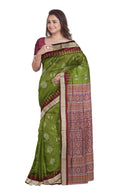 padam design bomkai silk saree with blouse piece