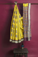Bomkai Silk Saree with blouse piece
