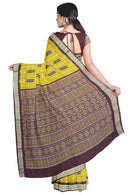 Bomkai Silk Saree with blouse piece