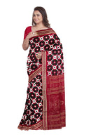 Pasapalli Design Sambalpuri Cotton Saree with Blouse Piece