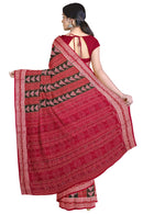 Beautiful Pasapali design Sambalpuri cotton saree