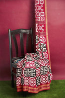 BEautiful Pasapali design sambalpuri cotton saree with blouse piece