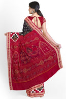 Exquisite Sambalpuri cotton saree with blouse piece