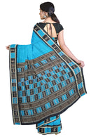 Bomkai silk saree with blouse piece