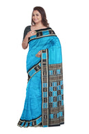 Bomkai silk saree with blouse piece