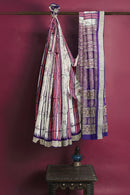 Bomkai silk saree with blouse piece
