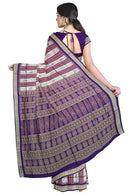 Bomkai silk saree with blouse piece