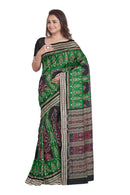 Sambalpuri silk saree with blouse piece