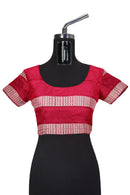 Sambalpuri silk saree with blouse piece