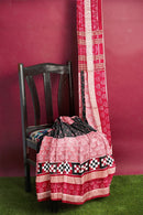 Sambalpuri silk saree with blouse piece