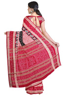 Sambalpuri silk saree with blouse piece