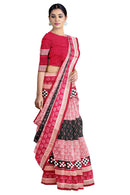Sambalpuri silk saree with blouse piece