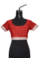 Check checked Design  Sambalpuri Silk Saree with Blouse Piece