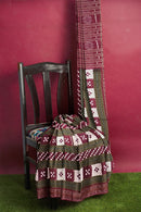 Beautiful Pasapali design Sambalpuri Cotton Saree With Blouse Piece