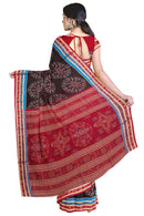 Sambalpuri cotton saree with blouse piece