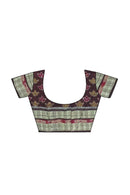 Exclusive village life design SAMBALPURI cotton saree with blouse piece