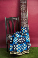 5 Kuthi Pasapali design Sambalpuri silk saree with blouse piece