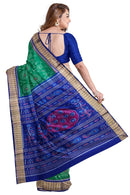 Exquisite Terracotta design sambalpuri cotton saree with blouse piece