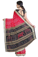 Sambalpuri silk saree with blouse piece