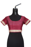 Elephant Design Sambalpuri Silk Saree with Blouse Piece