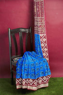 Elephant Design Sambalpuri Silk Saree with Blouse Piece