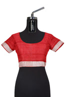 Birds design Sambalpuri silk saree with blouse piece