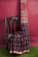 Birds design Sambalpuri silk saree with blouse piece