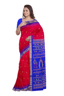 Dolabedi sambalpuri silk saree with blouse piece