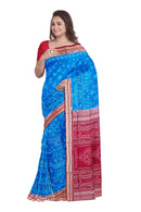 Sambalpuri silk saree with blouse piece