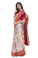 Exquisite Collecting Mahua Flower design Sambalpuri Cotton Saree with Blouse piece