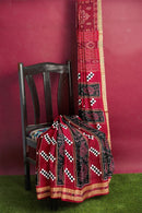 Exquisite Pasapali Sambalpuri cotton saree with blouse piece