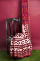 Pasapali design sambalpuri cotton saree with blouse piece