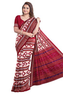 Pasapali design sambalpuri cotton saree with blouse piece